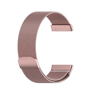 meyaar metal bands compatible with fitbit sense and for fitbit versa 3 for women men stainless steel mesh breathable wristband strap with adjustable magnet lock small size