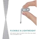 Meyaar Metal Bands Compatible with Fitbit Sense And For Fitbit Versa 3 for Women Men, Stainless Steel Mesh Breathable Wristband Strap with Adjustable Magnet Lock. Small Size