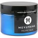 MEYSPRING Pacific Blue Mica Powder, Epoxy Resin Pigment for Ocean Art, 50 g