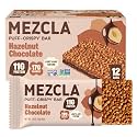 Mezcla Hazelnut Snack Bars, 11G Plant Based Pea Protein Treat, 12 Ct.