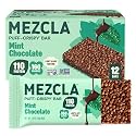 Mezcla Mint Chocolate Snack Bars, 11G Plant Based Pea Protein Treat, 12 Ct.