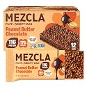 Mezcla Peanut Butter Chocolate Snack Bars, 11G Plant Protein Treat, 12 Ct.