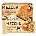 Mezcla Salted Caramel Snack Bars, 11G Plant Based Pea Protein Treat, 12 Ct.