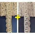 Mezin Gota Patti Zigzag Pankh Lace Trimmings Ribbon Festival Bridal Dupatta Lehenga, Saree, Anarkali, Indian Sari Border (Gold + Rose Gold)