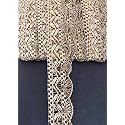Mezin Gota Patti Zigzag Pankh Lace Trimmings Ribbon Festival Bridal Dupatta Lehenga, Saree, Anarkali, Indian Sari Border (Rose Gold)