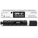 MEZOO GPR61 GPR-61 Black Toner Cartridge High Yield Compatible for Canon GPR-61 GPR61 Toner Cartridge 3763C003AA for Canon ImageRUNNER Advance DX C5840i C5850i C5860i C5870i Printer(1-Pack,Black)