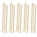 Mezuzah Case – Shin-Shaped Design Black Aluminum (5, Beige-Cream)