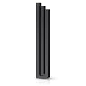 Mezuzah Case – Shin-Shaped Design Black Aluminum (1, Beige-Cream)