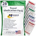MFASCO 7 in 1 Travel Size Medicine Kit - TSA Approved