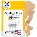 MFASCO Fabric Bandages Refill Pack Assorted Adhesive Travel Use