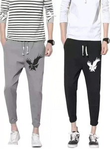 mfb Graphic Print Men Black Grey Track