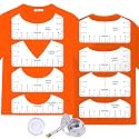 MFJUNS 10 PCS T-Shirt Ruler Guide for Children Youth Adult