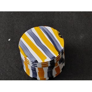 mft 42 mm tri colour crusher smoking weed honey dust product grinder hand muller grinders