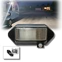 MG1000-450B-A RV LED Motion Sensor Porch Light, 450 Lumens, No-Drill Adaptor Plate, Intela-Sensor Battery Monitoring, EMI Suppressed Security Fixture - Black