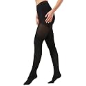 MGANG Medical Compression Tights 15-20 mmHg for Varicose Veins, Closed Toe