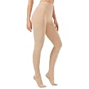 MGANG Medical Compression Tights 15-20 mmHg for Varicose Veins, Closed Toe