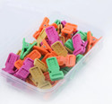 MH Enterprise Heavy Duty (Set of 3 Multi 30 Pcs) Non Slip Multi Purpose Plastic Clothes Hanger Plastic Cloth Clips
