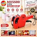 MHK MX5500 Price Label Machine, 1 Line 8 Digit Label Gun for MRP Pricing, Easy to Use Price Tag Sticker Machine for Retail Shops(Color as per Availability)