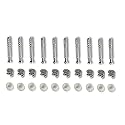 MHS Furniture Connecting Minifix Cam and Pin with Wooden Dowel Pins – Complete Modular Panel Joint Fastener for Bed, Cupboard & Woodworking (Pack of 10 Set)