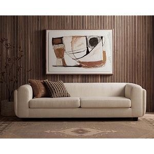 3 seater leonard fabric sofa
