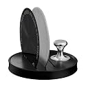 MHW-3BOMBER 54mm Espresso Puck Screen - 0.2mm Ultra Thin Espresso Puck - Metal Reusable Coffee Filter for Portafilter Basket 54mm - Puck Screen with Stand 3 Pack FG7051-OS