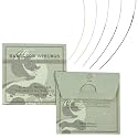 MI&amp;VI Hamilton Violin Strings — 1/10 Scale Full Set (G-D-A-E) with Extra E-String | Germany Steel | Ball-End | Medium Gauge Tension - By MIVI Music