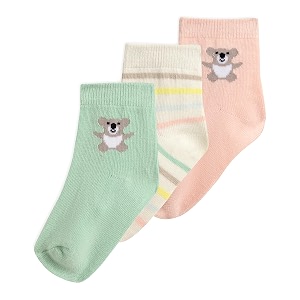 Mi Arcus Bamboo Cotton Knitted Printed Ankle