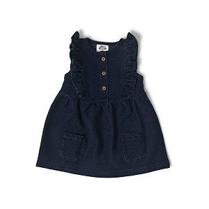 Mi Arcus Corduroy Collar Dress for Baby