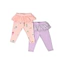 Mi Arcus Printed Legging with Ruffles Tutu