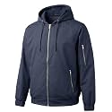 Men's Water-Resistant Full Sleeve Jacket for Light Rain – Zipper Closure, Inside Pocket – Ideal for Bikers &amp; Outdoor Activities