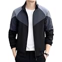 MIA FASHION Mens Water Rasistance Jacket for Light Rain | Full Sleeves Stylish Zipper Jacket Inside Pocket for Bike Riders &amp; Outdoor Activity