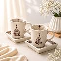 Miah Dcor Stoneware Coffee Mugs Set of