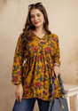 Mialo fashion Women Floral Print Flared Kurta