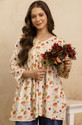 Mialo fashion Women Floral Print Flared Kurta
