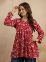 Mialo fashion Women Printed Flared Kurta
