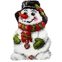 MIAOLLUN Christmas Latch Hook Kits, Snowman Latch Hook Kits Rug with Pattern Printed Crochet Needlework Crafts for Adults Beginner, 20.4X15inch/52X38Cm