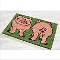 MIAOLLUN Latch Hook Kits, Pig Latch Hook Rug Kit for Adults Beginners with Color Printed DIY Crafts Needlework Arts Sewing Carpet for Home Decor Gift 52X38cm/20.5X15 Inch