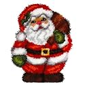 Latch Hook Rug Kits, 3D Printed Canvas Christmas Santa Decor Crochet Tapis Needle for Carpet for Crafts 20.4" X 15.0",Santa Claus