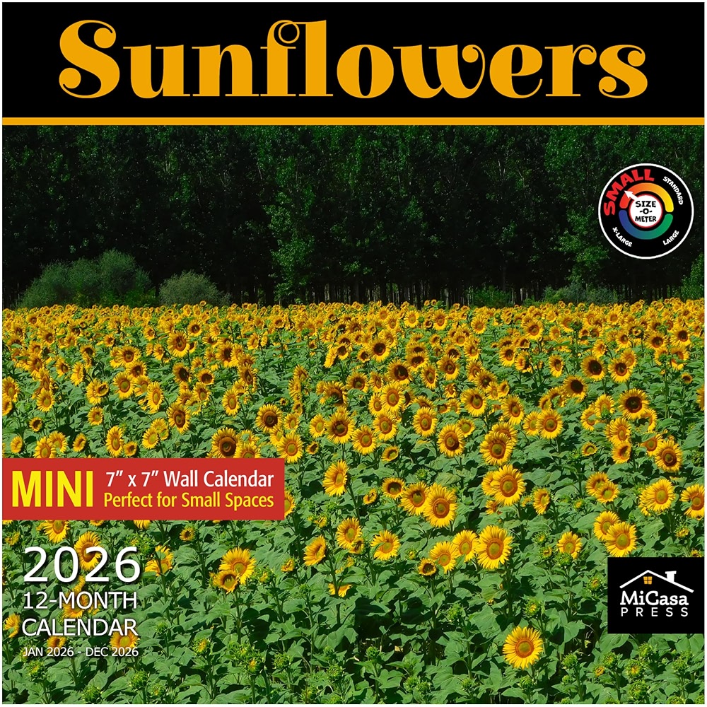 MICASA PRESS Pathways 2026 Mini Wall Calendar 12 Month | 7 inch x 14 ...