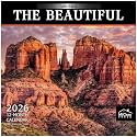 MICASA PRESS America the Beautiful 2026 Wall Calendar 12 Month | 12" x 24" Open | Thick &amp; Sturdy Paper | Giftable | Nature Travel Calendar 2026