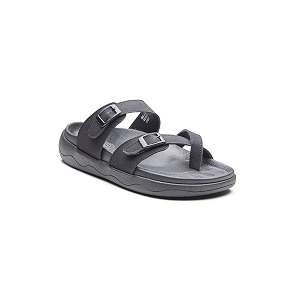 Michael Angelo Black Casual Thong Slippers