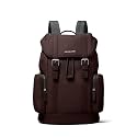 Michael Kors Hudson City Buckle Backpack, Light Gunmetal Hardware/Chocolate