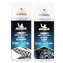 MICHELIN Bike Chain Lube & Cleaner Combo (400ml X 2) | Long-Lasting Lubricant & Powerful Degreaser | Restores Smoothness, Reduces Wear & Enhances Performance | Safe on O/X/Z-Ring Chains