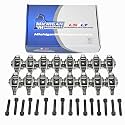 Michigan Motorsports LS1 Rocker Arms with Upgraded Trunnions | Fits 1999-2013 4.8L 5.3L 5.7L Cathedral Port LS & 1999-2006 6.0L LS Engines | Complete Set of 16 Ready-to-Install Rockers