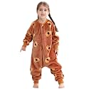 MICHLEY Baby Sleeping Bag Sack Flannel Wearable Blankets Pajamas 1-6Years