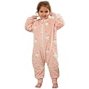 MICHLEY Baby Sleeping Bag Sack Flannel Wearable Blankets Pajamas 1-6Years