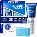 Miconazole Antifungal Cream &amp; Soap for Jock Itch, Athletes Foot &amp; Ringworm