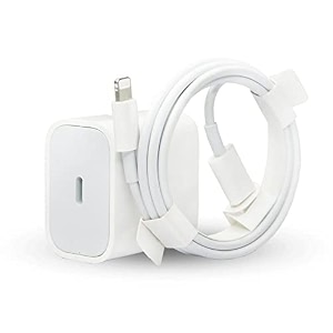 original 20w adapter charger and type c to type lightening cable compatible with iphone 11  iphone 11 pro  iphone 11 pro max adapter amp cable with 1 year replacement warranty