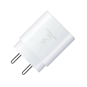 original 25 watt adapter compatible with samsung galaxy z fold4 z flip4  a23 5g  xcover6 pro only adapter  white