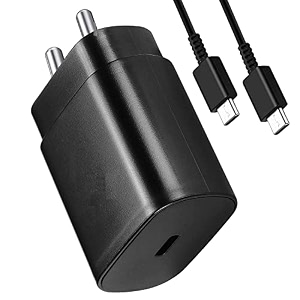 original 25w c-type super fast charger adapter with cable set for samsung galaxy note20 ultra 5g  note20 ultra  note20 5g note20 adapter and cable- black